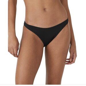 Kate Spade New York Women's High Cut Bikini Bottoms Black S NWT
